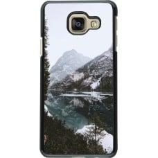 Samsung Galaxy A3 (2016) Case Hülle - Winter 22 snowy mountain and lake