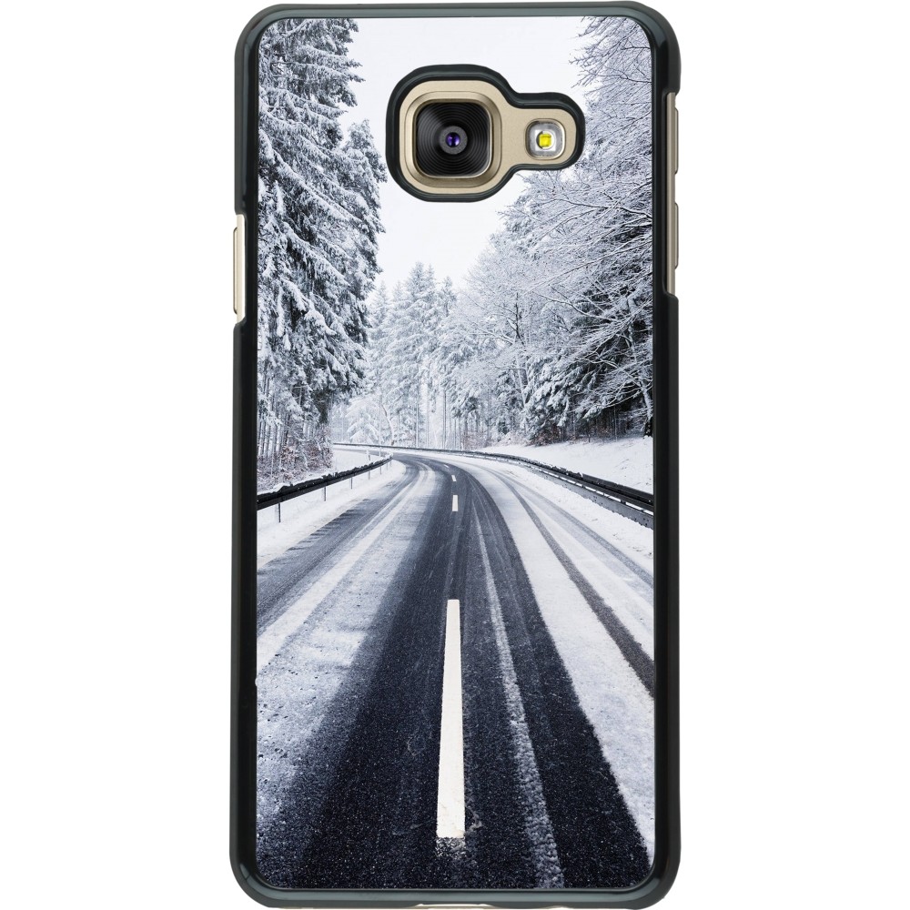 Samsung Galaxy A3 (2016) Case Hülle - Winter 22 Snowy Road