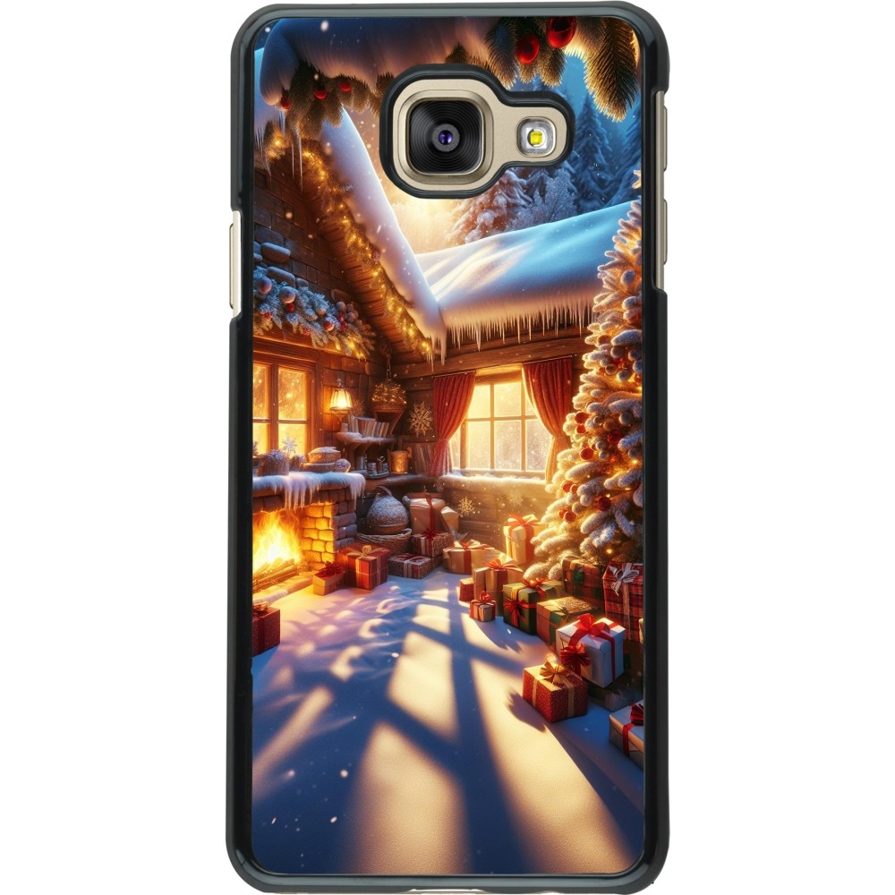 Samsung Galaxy A3 (2016) Case Hülle - Weihnachten Chalet Feerie