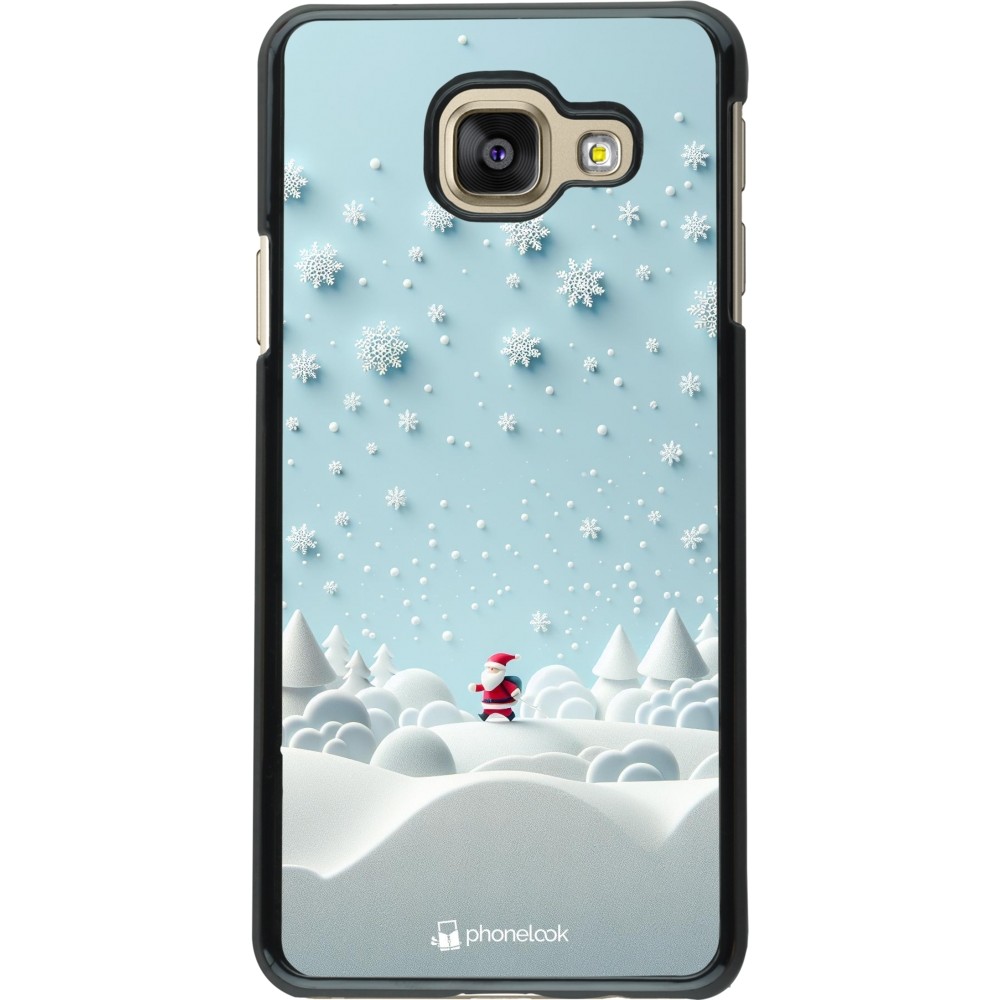 Samsung Galaxy A3 (2016) Case Hülle - Weihnachten 2023 Kleiner Vater Schneeflocke