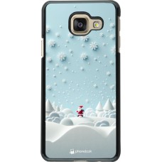 Samsung Galaxy A3 (2016) Case Hülle - Weihnachten 2023 Kleiner Vater Schneeflocke