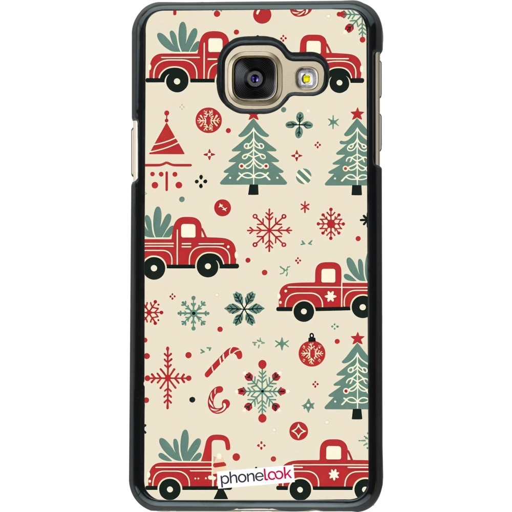 Samsung Galaxy A3 (2016) Case Hülle - Weihnachten 2024 Lkw Tanne