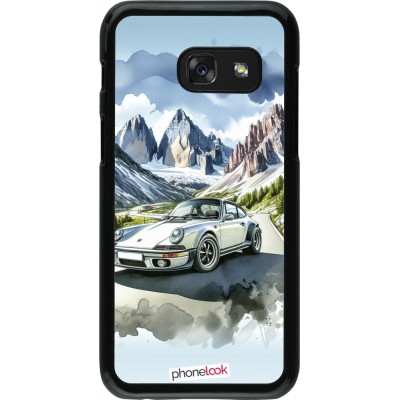 Samsung Galaxy A3 (2017) Case Hülle - Porsche 911 Berg Aquarell
