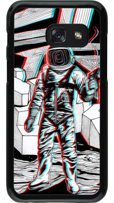 Hülle Samsung Galaxy A3 (2017) - Anaglyph Astronaut