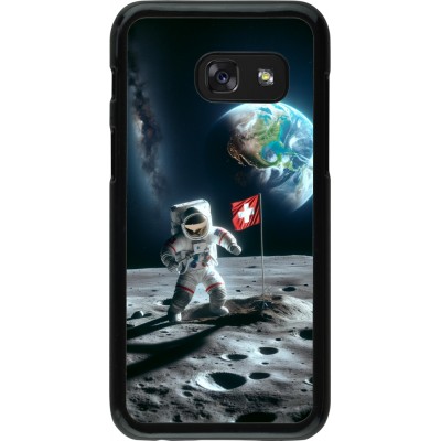 Samsung Galaxy A3 (2017) Case Hülle - Astro Schweiz auf dem Mond