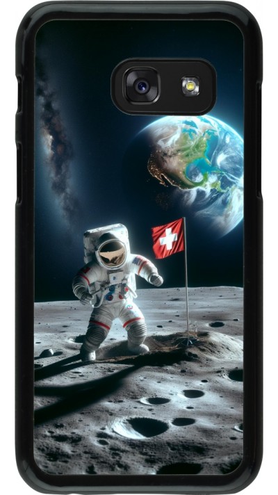 Samsung Galaxy A3 (2017) Case Hülle - Astro Schweiz auf dem Mond