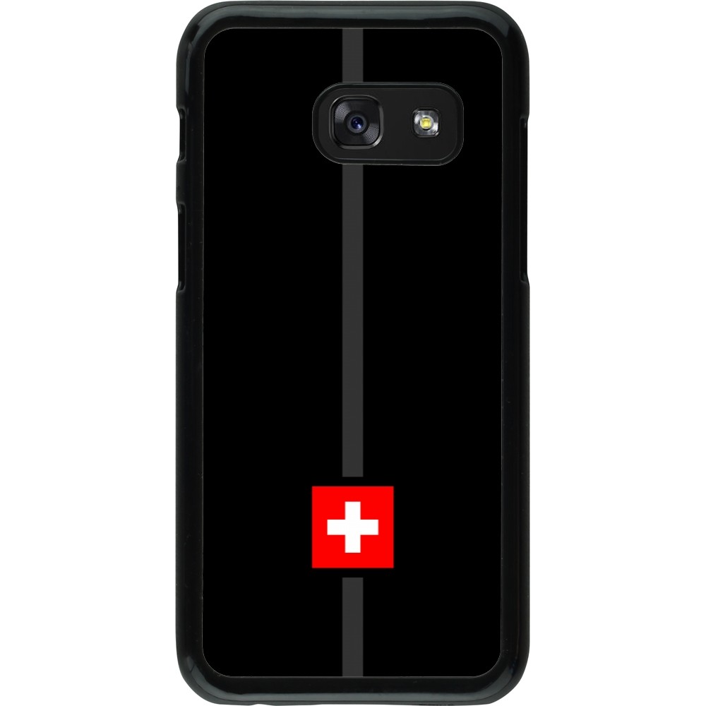 Samsung Galaxy A3 (2017) Case Hülle - Kanton CH schwarz