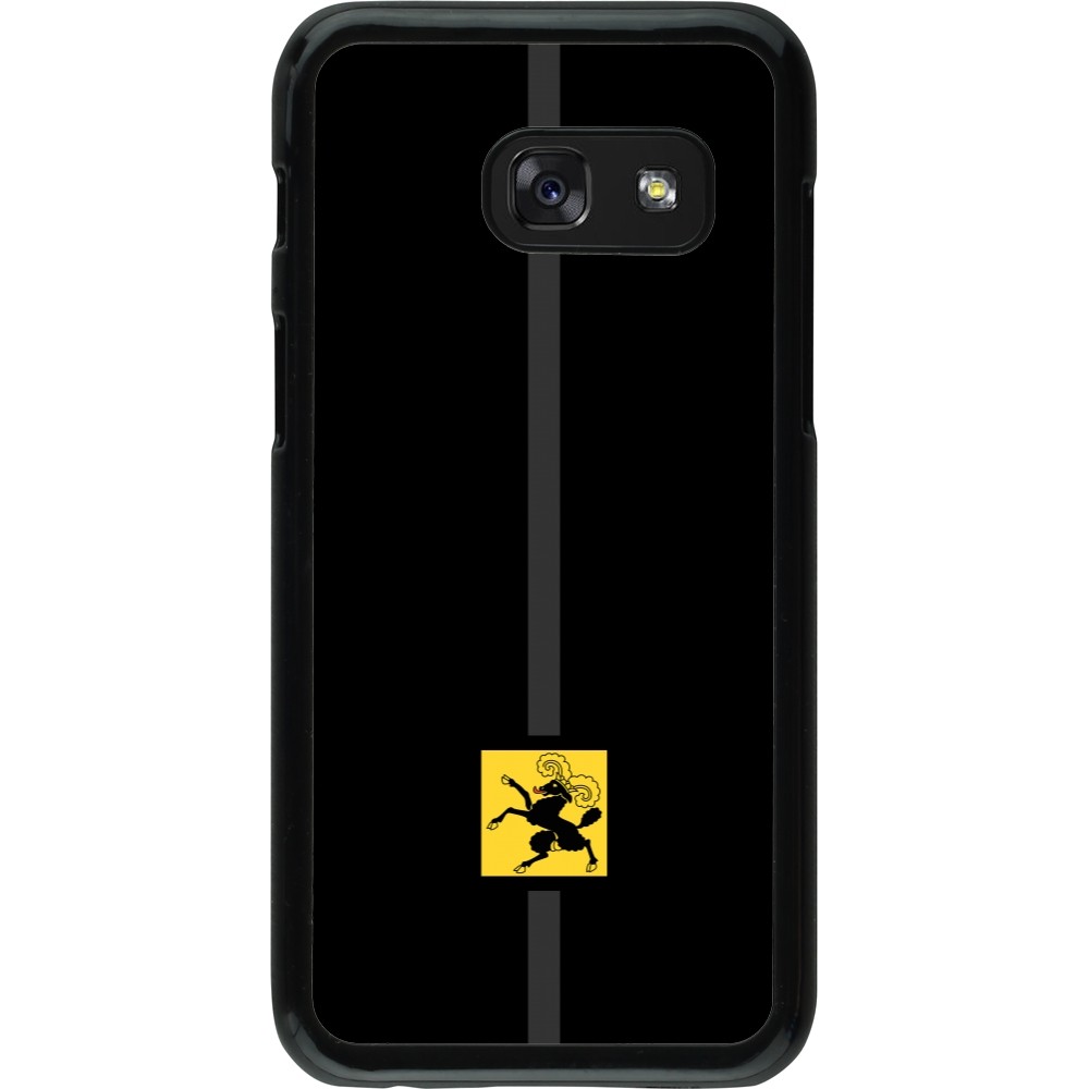 Samsung Galaxy A3 (2017) Case Hülle - Kanton SH schwarz
