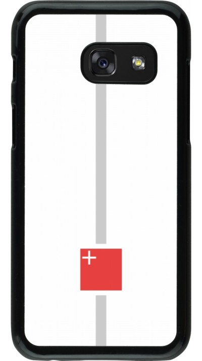 Samsung Galaxy A3 (2017) Case Hülle - Kanton SZ weiss