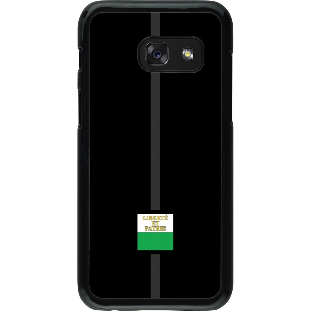 Samsung Galaxy A3 (2017) Case Hülle - Kanton VD schwarz