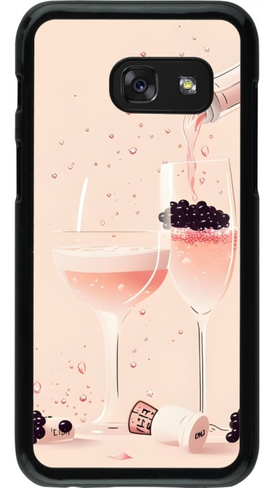 Samsung Galaxy A3 (2017) Case Hülle - Champagne Pouring Pink
