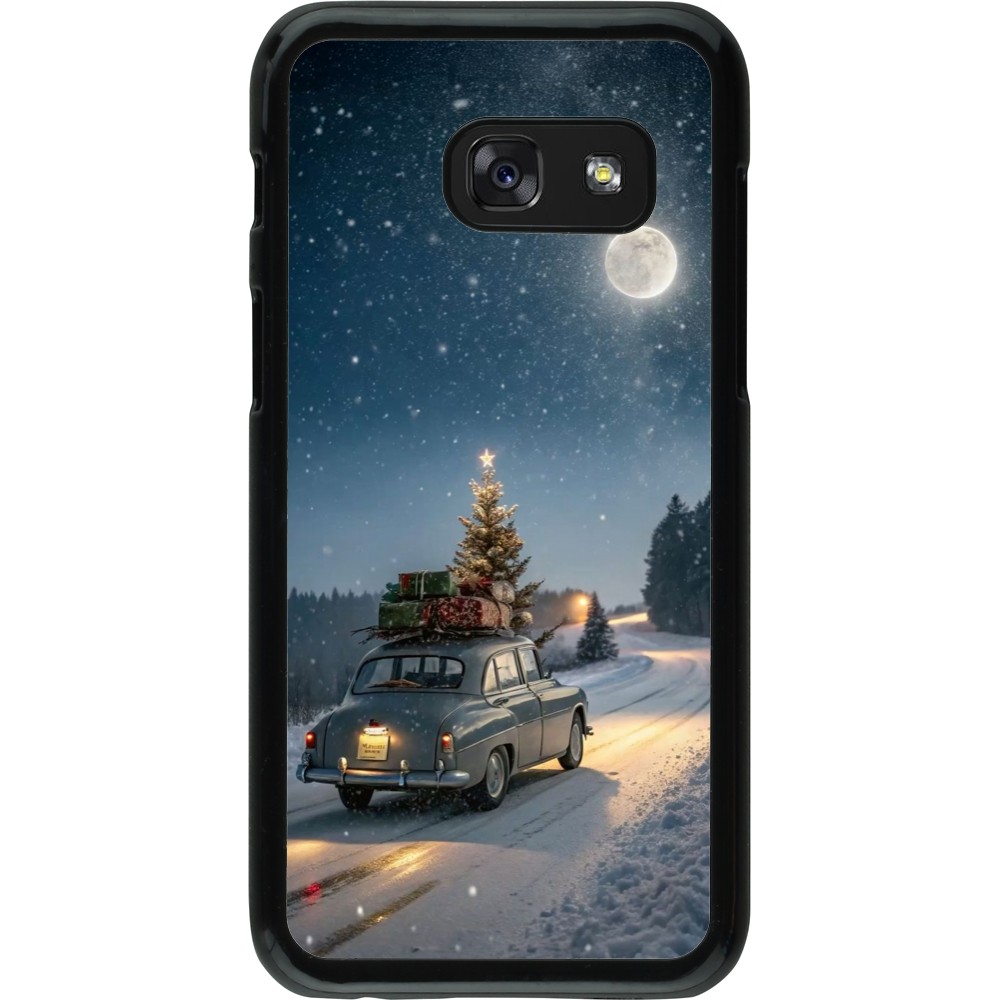Coque Samsung Galaxy A3 (2017) - Christmas 25 Car with Tree Xmas