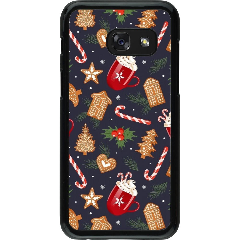 Coque Samsung Galaxy A3 (2017) - Christmas 25 Pattern Gingerbread House