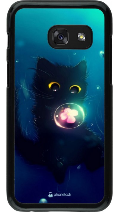 Hülle Samsung Galaxy A3 (2017) - Cute Cat Bubble