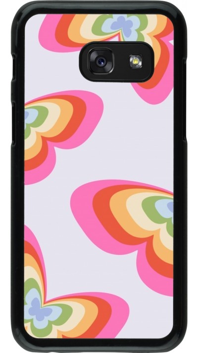 Samsung Galaxy A3 (2017) Case Hülle - Easter 2024 rainbow butterflies