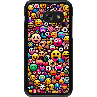 Samsung Galaxy A3 (2017) Case Hülle - Emoji Mix Farbe