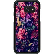 Coque Samsung Galaxy A3 (2017) - Flowers Dark