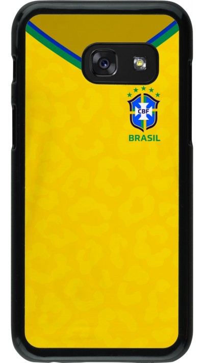 Coque Samsung Galaxy A3 (2017) - Maillot de football Brésil 2022 personnalisable