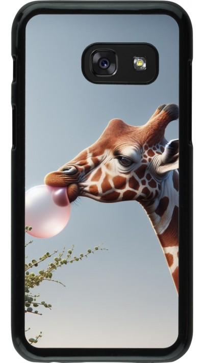 Samsung Galaxy A3 (2017) Case Hülle - Giraffe mit Blase