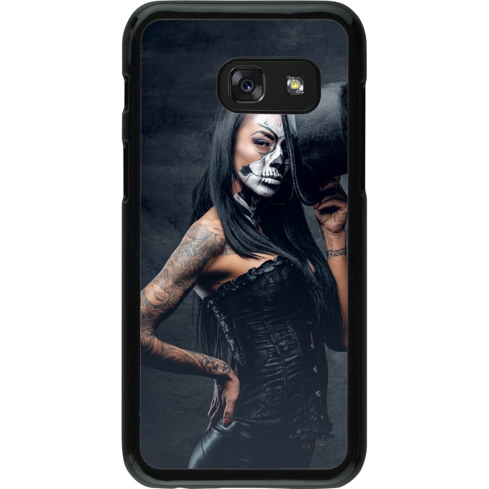 Samsung Galaxy A3 (2017) Case Hülle - Halloween 22 Tattooed Girl