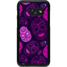 Samsung Galaxy A3 (2017) Case Hülle - Halloween 2023 pink skulls