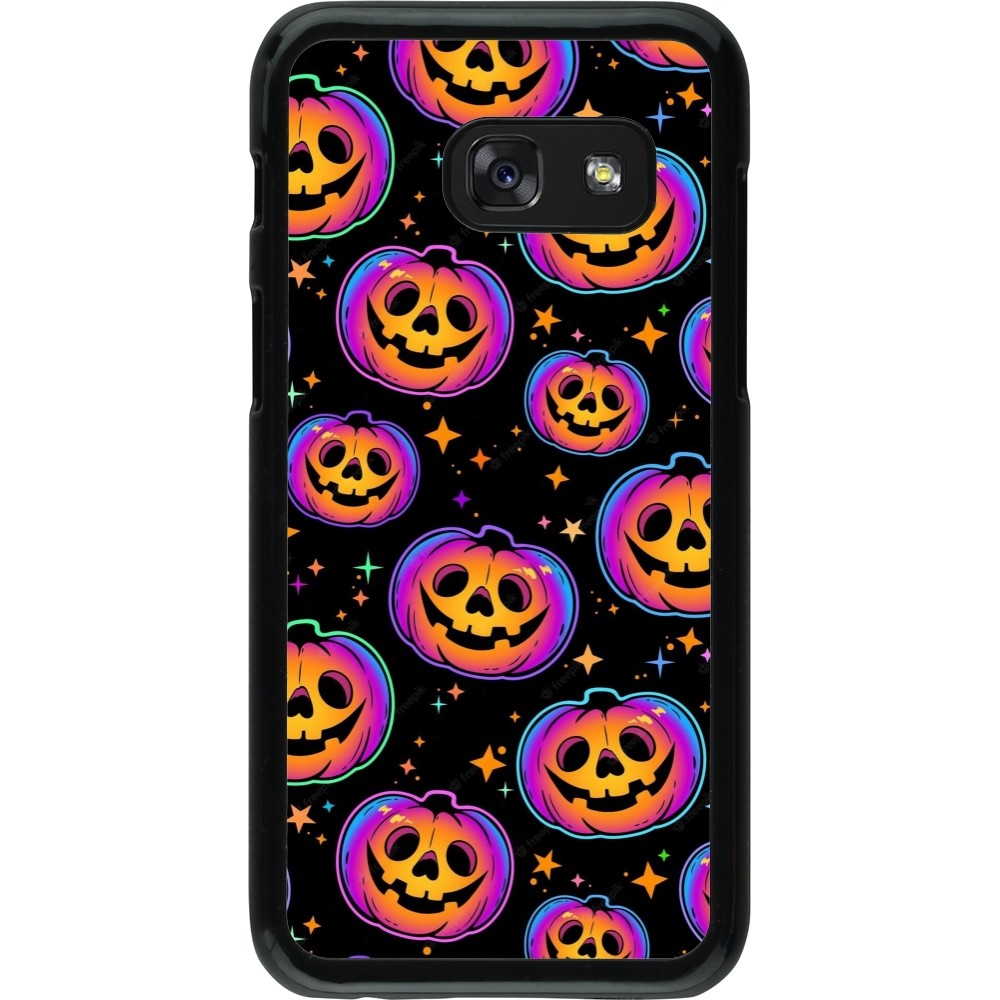 Samsung Galaxy A3 (2017) Case Hülle - Halloween 2024 rainbow pumpkins