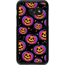 Samsung Galaxy A3 (2017) Case Hülle - Halloween 2024 rainbow pumpkins