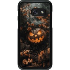 Coque Samsung Galaxy A3 (2017) - Halloween 2025 Pumpkin with flowers