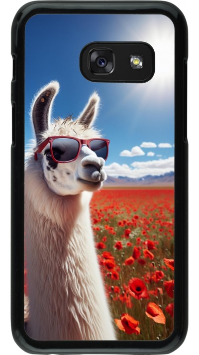 Samsung Galaxy A3 (2017) Case Hülle - Lama Chic in Mohnblume