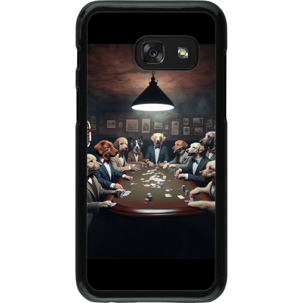 Samsung Galaxy A3 (2017) Case Hülle - Die Pokerhunde