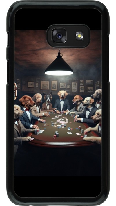 Samsung Galaxy A3 (2017) Case Hülle - Die Pokerhunde