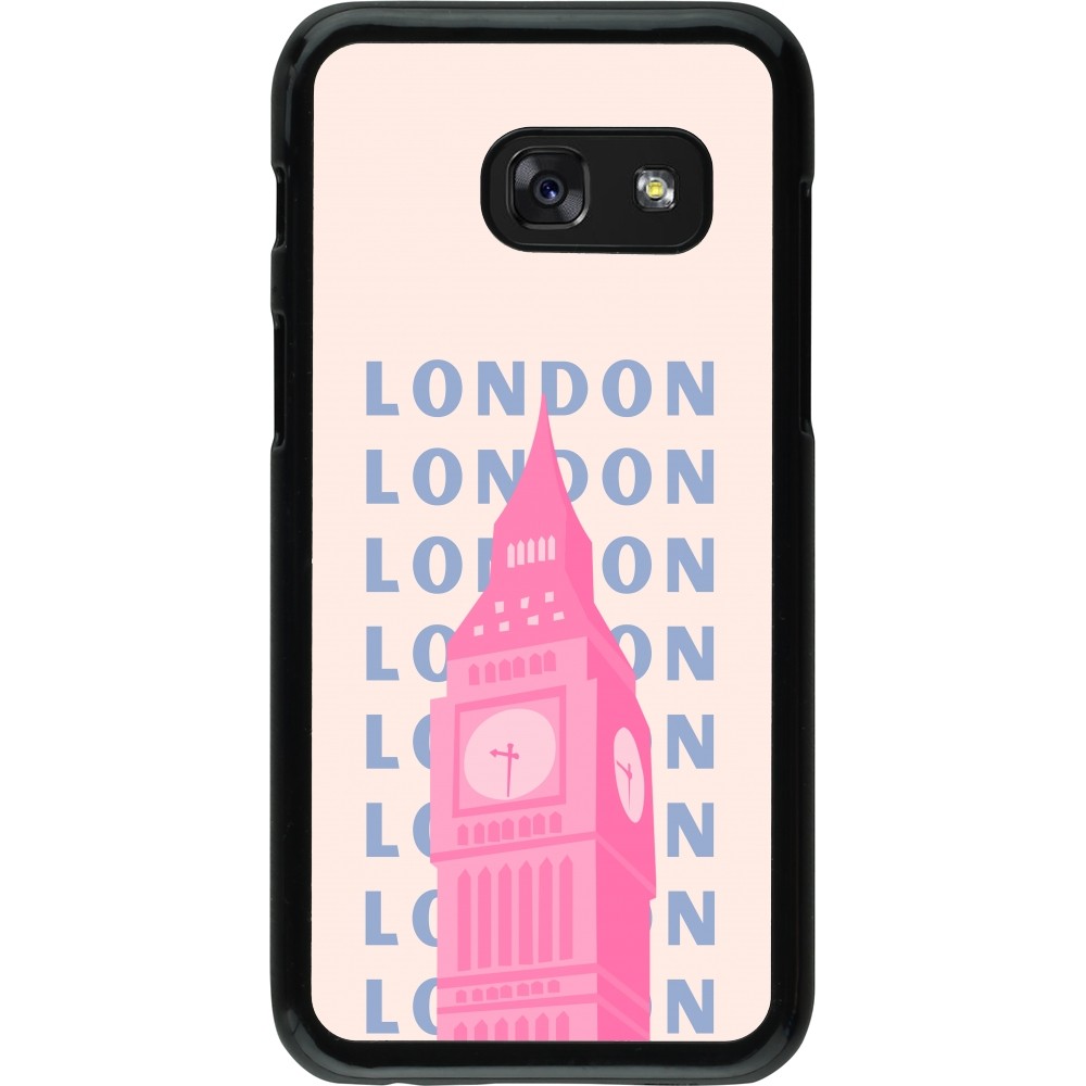 Samsung Galaxy A3 (2017) Case Hülle - London Pink Print