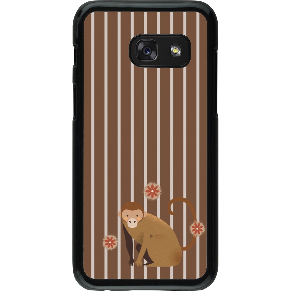 Samsung Galaxy A3 (2017) Case Hülle - Monkey with stripes