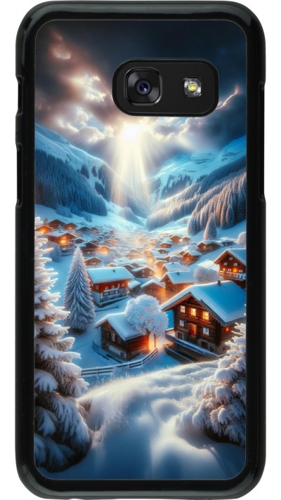 Samsung Galaxy A3 (2017) Case Hülle - Berg Schnee Licht