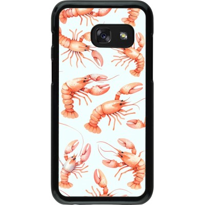 Samsung Galaxy A3 (2017) Case Hülle - Muster von pastellfarbenen Hummern