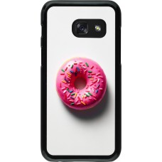Samsung Galaxy A3 (2017) Case Hülle - Weisser Hintergrund, pinker Donut