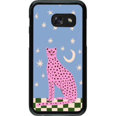 Coque Samsung Galaxy A3 (2017) - Pink leopard with stars 2026