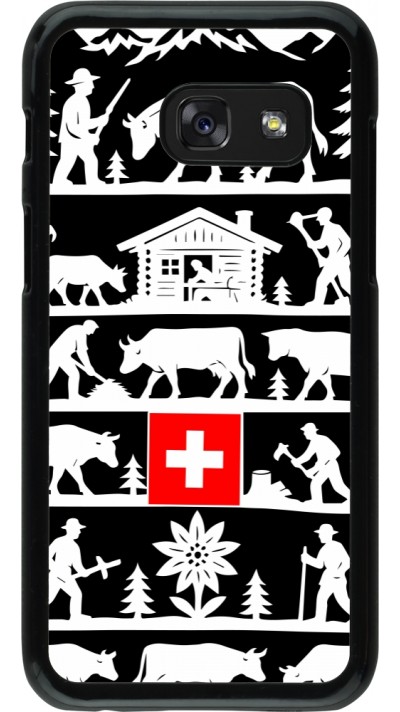 Coque Samsung Galaxy A3 (2017) - Poya Suisse 1 noir Coque Samsung Galaxy A3 (2017) - Poya Suisse 1 noir