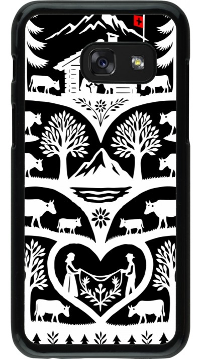 Coque Samsung Galaxy A3 (2017) - Poya Suisse 2 noir Coque Samsung Galaxy A3 (2017) - Poya Suisse 2 noir