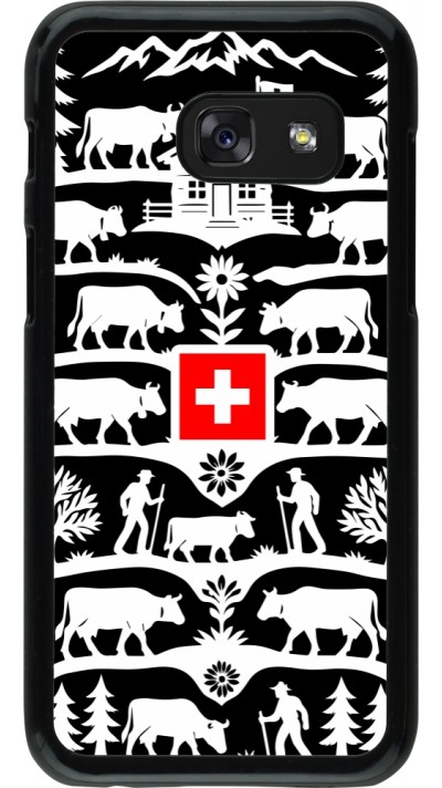 Coque Samsung Galaxy A3 (2017) - Poya Suisse 3 noir Coque Samsung Galaxy A3 (2017) - Poya Suisse 3 noir