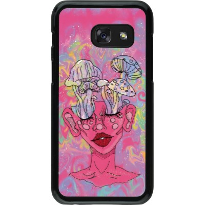 Samsung Galaxy A3 (2017) Case Hülle - Psychedelic pink mushroom