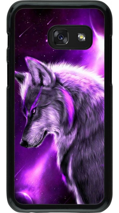 Hülle Samsung Galaxy A3 (2017) - Purple Sky Wolf