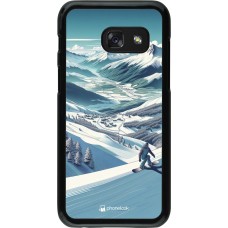 Coque Samsung Galaxy A3 (2017) - Snowboarder Montagne