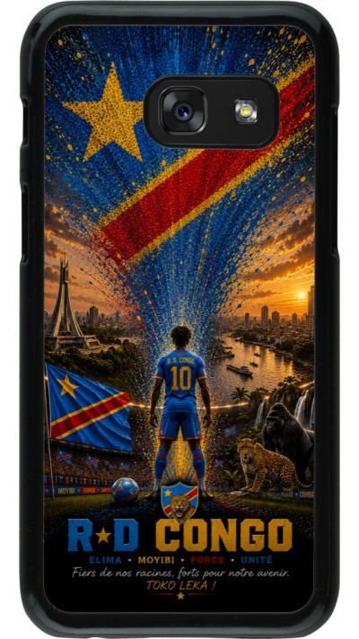 Coque Samsung Galaxy A3 (2017) - Football République démocratique du Congo splash 2026