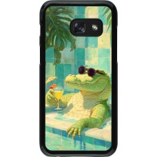 Coque Samsung Galaxy A3 (2017) - Crocodile in the swimming pool Summer 2026