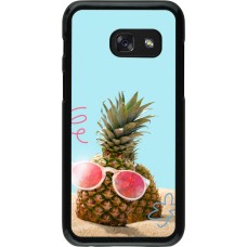 Coque Samsung Galaxy A3 (2017) - Pineapple with glasses Summer 2026