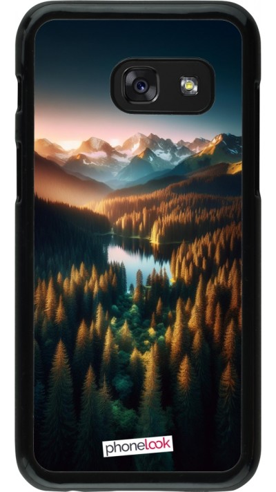 Coque Samsung Galaxy A3 (2017) - Sunset Forest Lake