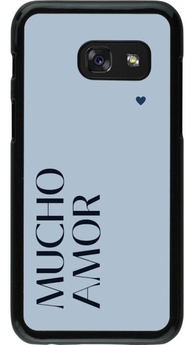 Samsung Galaxy A3 (2017) Case Hülle - Valentine 2024 mucho amor azul