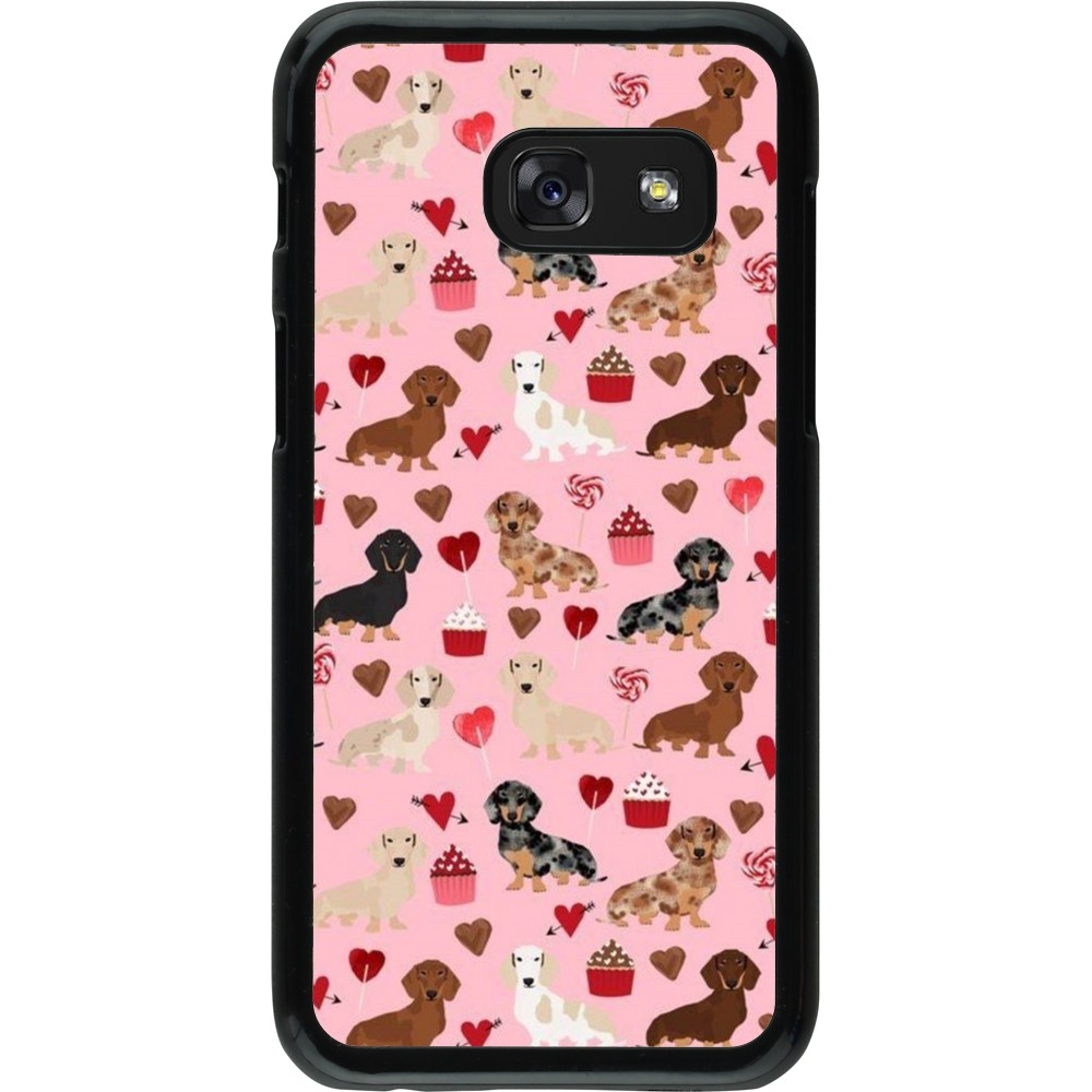 Coque Samsung Galaxy A3 (2017) - Valentine 2024 puppy love
