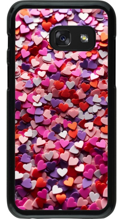 Samsung Galaxy A3 (2017) Case Hülle - Valentin 2025 Konfetti